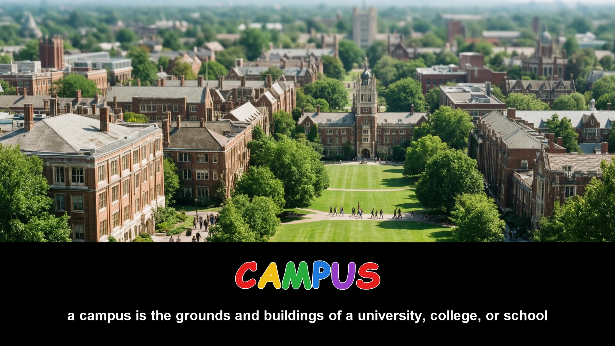 English Illustration for campus